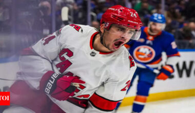 Seth Jarvis injury update: Andrei Svechnikov’s high stick takes Hurricanes forward out with upper-body setback | NHL News