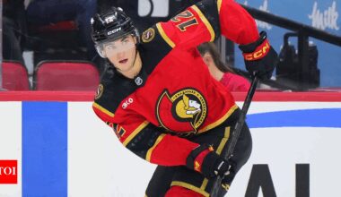 Ottawa Senators sign forward Shane Pinto: What is the value of his contract, yearly cap hit, and salary? | NHL News