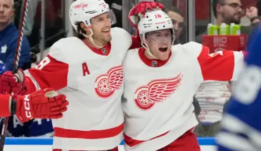 Red Wings could reportedly look to deal away these two veteran forwards