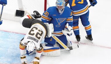 Golden Knights top skidding Blues with 4-1 victory