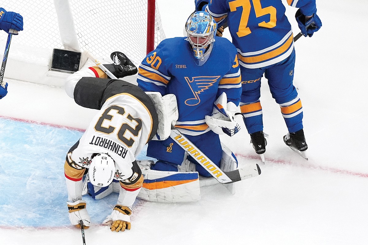 Golden Knights top skidding Blues with 4-1 victory