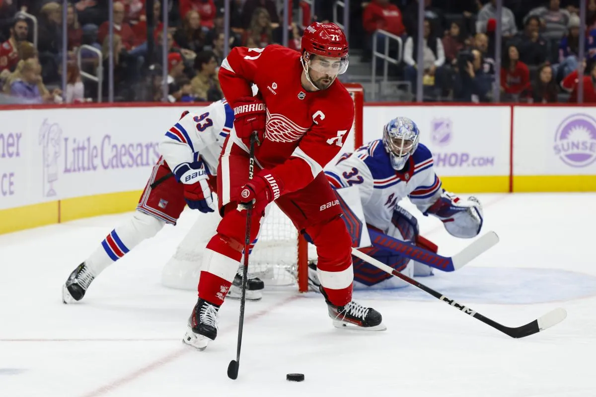 Red Wings projected lineup vs. Rangers Sunday, a must win game for Detroit