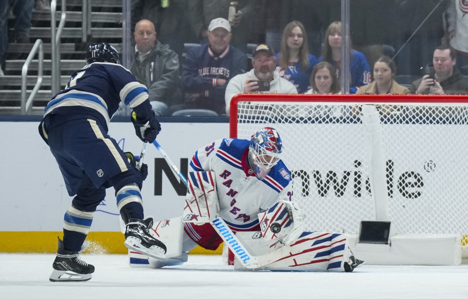 Thriving away from home, Rangers top Jackets in shootout - The Rink Live