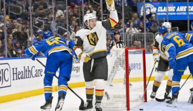 Golden Knights halt slide, cruise past skidding Blues