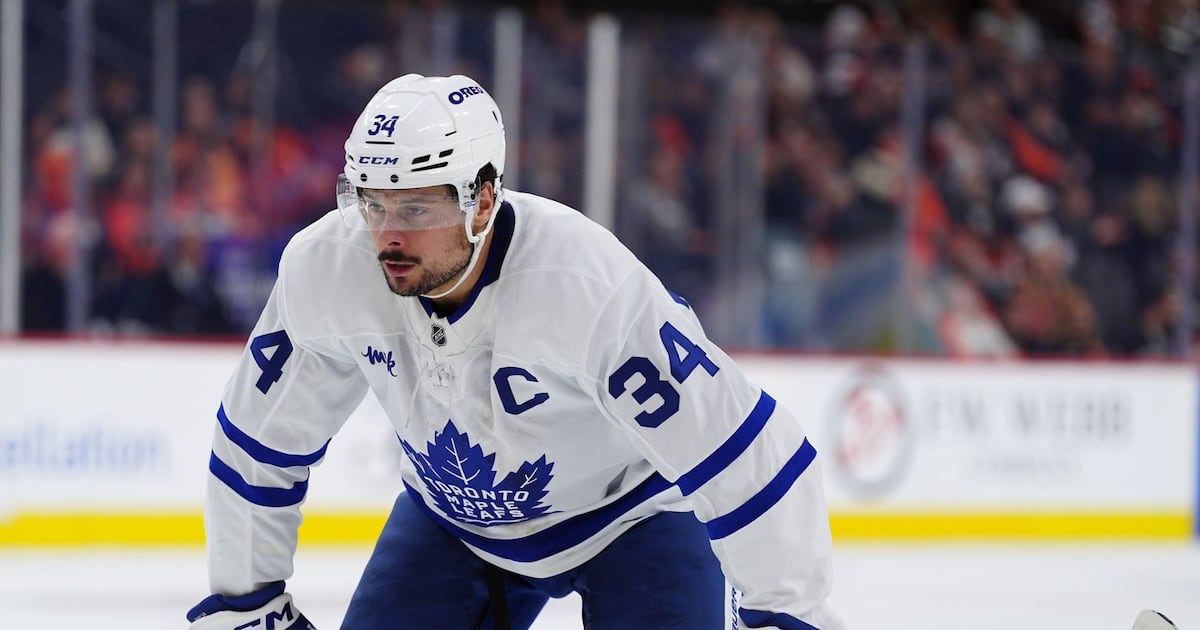Maple Leafs C Matthews hasn’t skated since suffering lower-body injury on Nov. 11