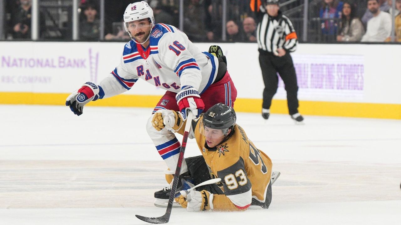 Rangers' late rally falls short in Vegas, 6-game road winning streak ends