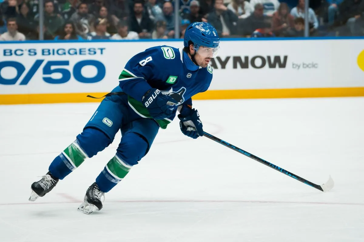 Vancouver Canucks Head Coach Adam Foote Issues Update on Conor Garland After Leaving Sunday's Game