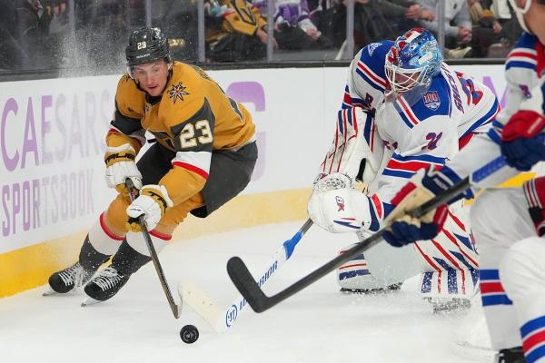 Golden Knights hand Rangers rare road defeat