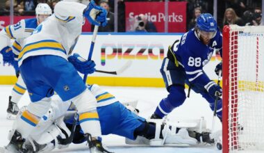 Nylander scores in OT and Maple Leafs snap 5-game losing skid with 3-2 win over Blues