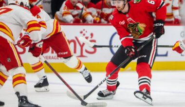 Chicago Blackhawks defenseman returns after scratch