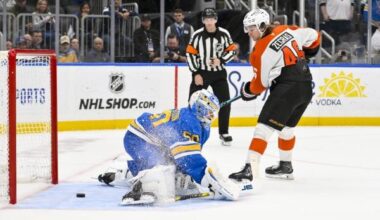 Blues seek payback in rematch vs. Flyers