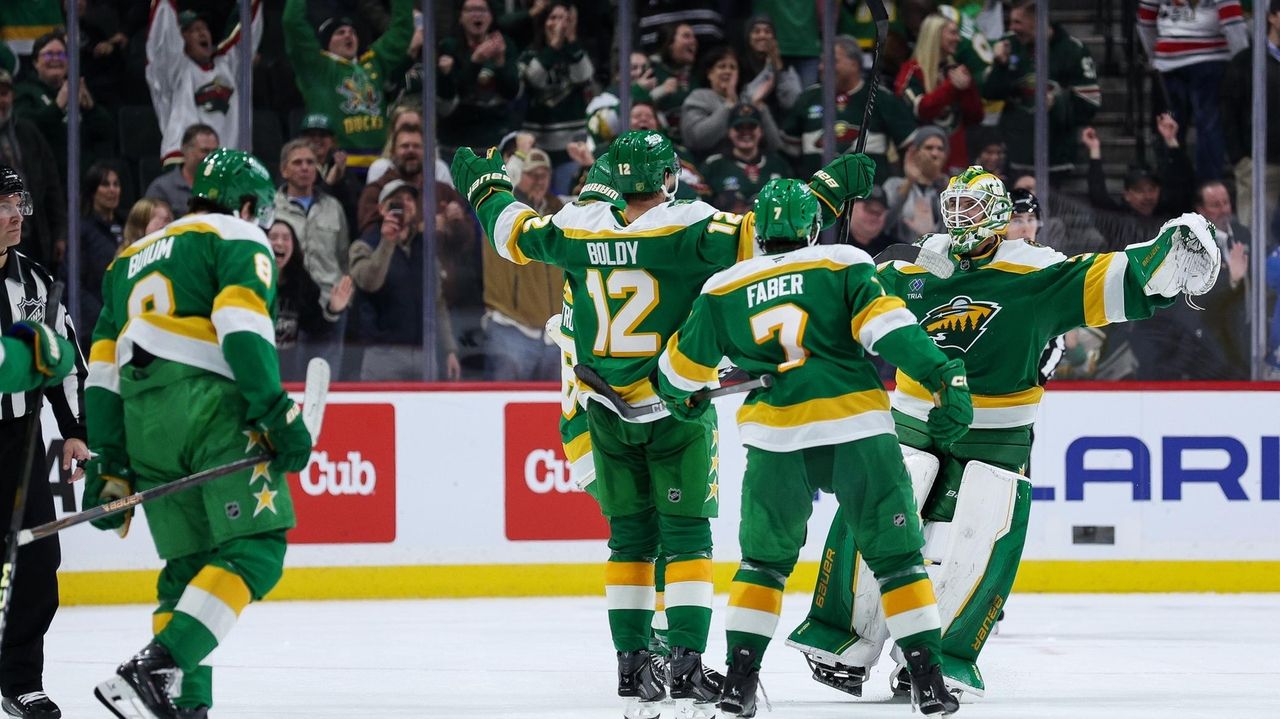 Wallstedt, Boldy carry surging Wild past Hurricanes, 4-3 in shootout