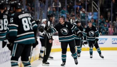 Macklin Celebrini, San Jose Sharks unsatisfied as they face L. A. Kings