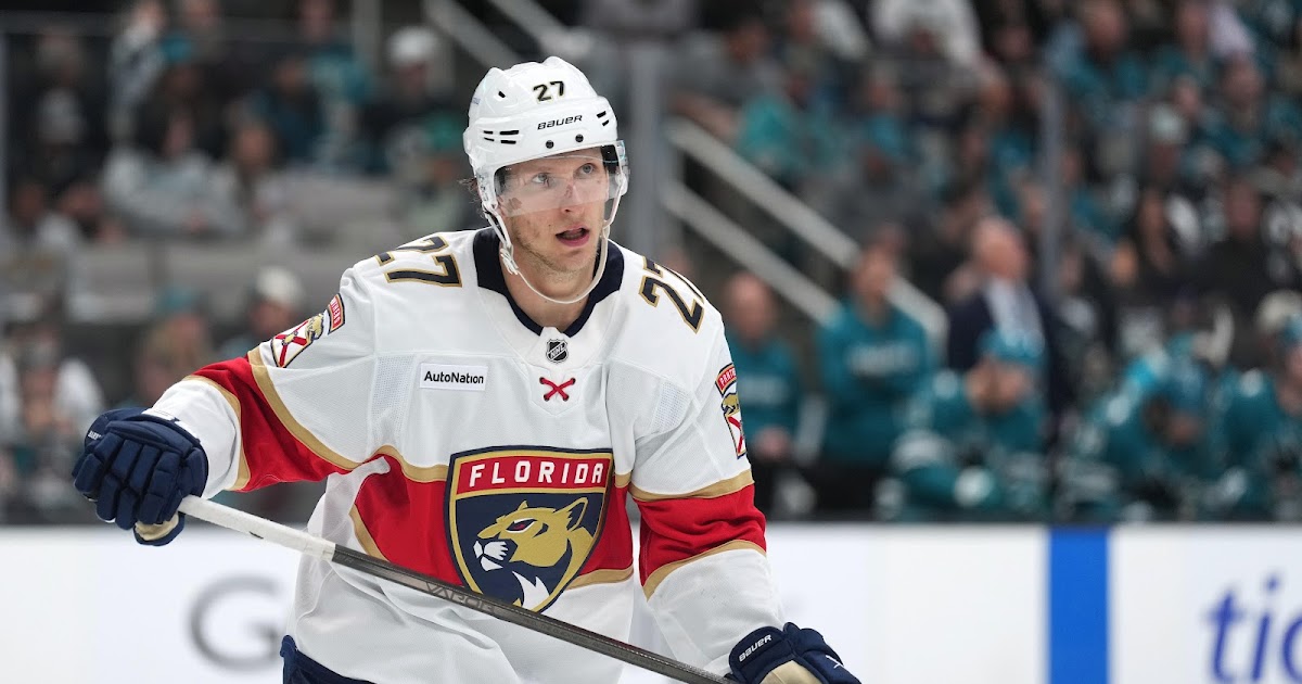 Panthers' Eetu Luostarinen Out Week-To-Week After BBQ Accident