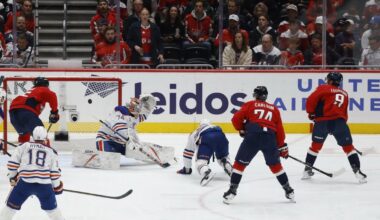 Ryan Leonard nets 2, Alex Ovechkin scores No. 904 as Capitals top Oilers
