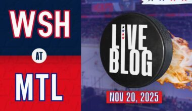 Live updates: Washington Capitals vs Montreal Canadiens at Bell Centre