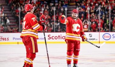 Three Calgary Flames skaters appear on The Athletic's 2025-26 trade board, with one topping the list