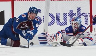 Rangers tie Avalanche midway through third period, give up go-ahead goal 30 seconds later in loss
