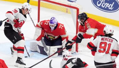 Panthers beat Devils 1-0 behind Bobrovsky’s 30 saves