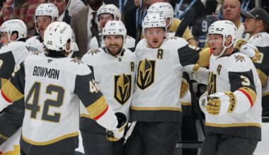 Jack Eichel's 3 points lead Golden Knights past Mammoth