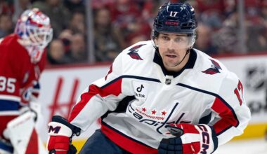 Dylan Strome's wife gives birth to daughter during Capitals' win over Canadiens