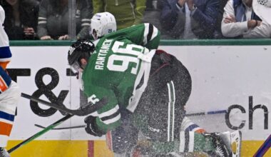 Dallas Stars' Mikko Rantanen ejected for boarding vs. Islanders