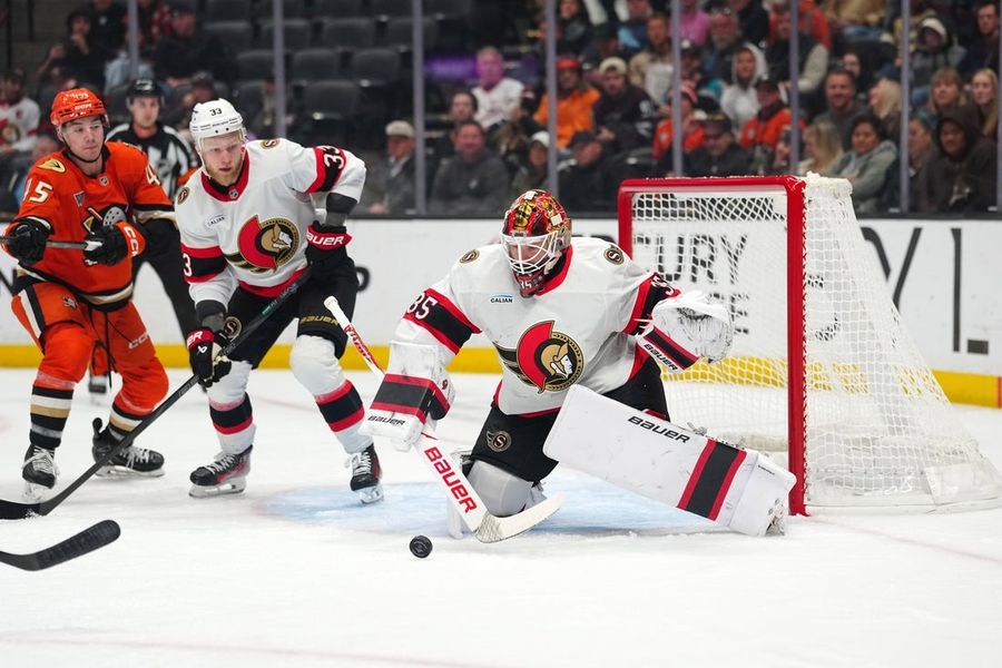 NHL: Ottawa Senators at Anaheim Ducks