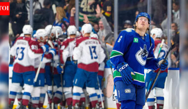 Gavin Brindley injury update: Colorado Avalanche star left the game against New York Rangers with injury | NHL News