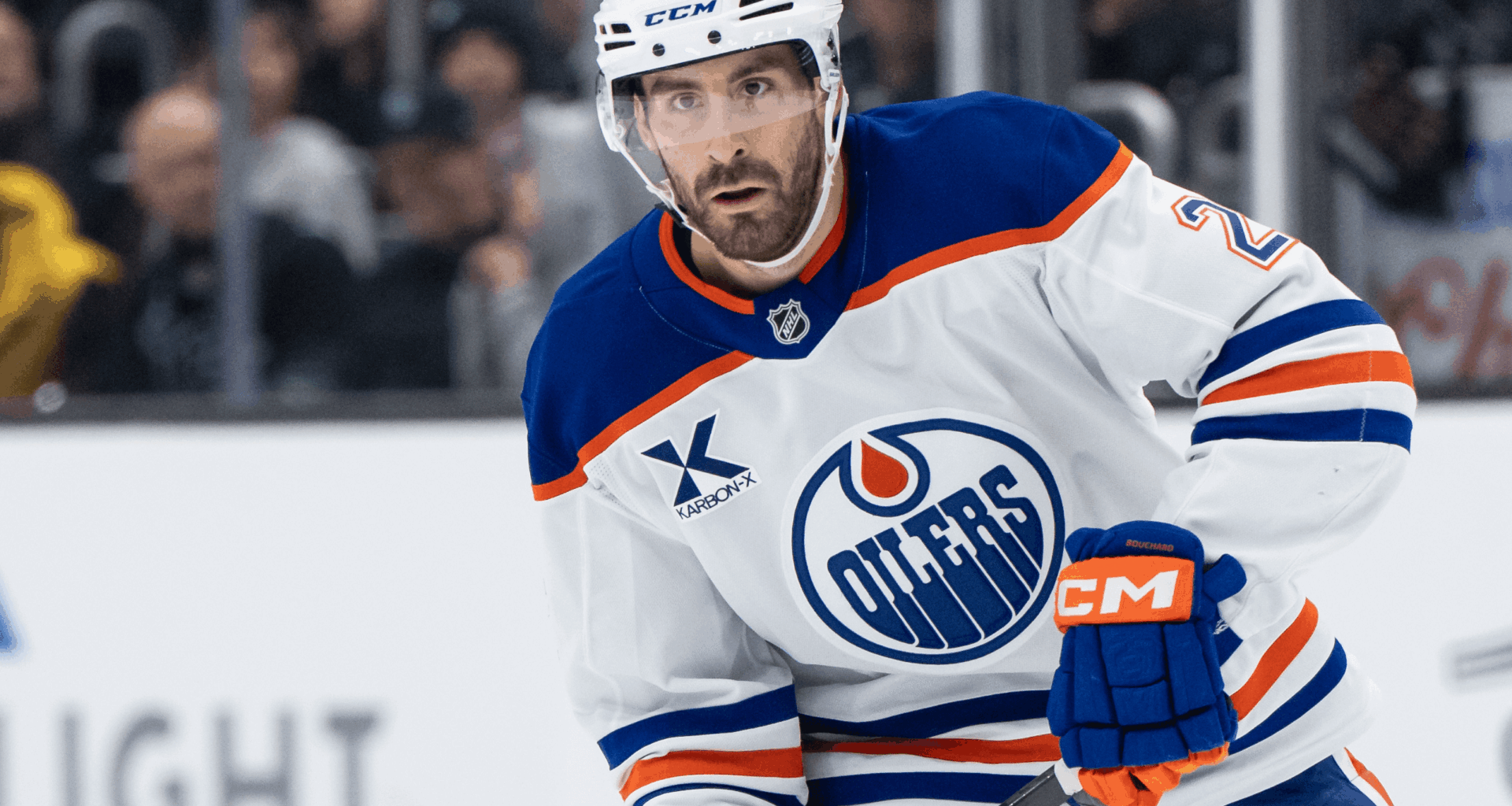 Evan Bouchard of the Edmonton Oilers