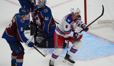J.T. Miller out for Rangers against Mammoth in new injury concern