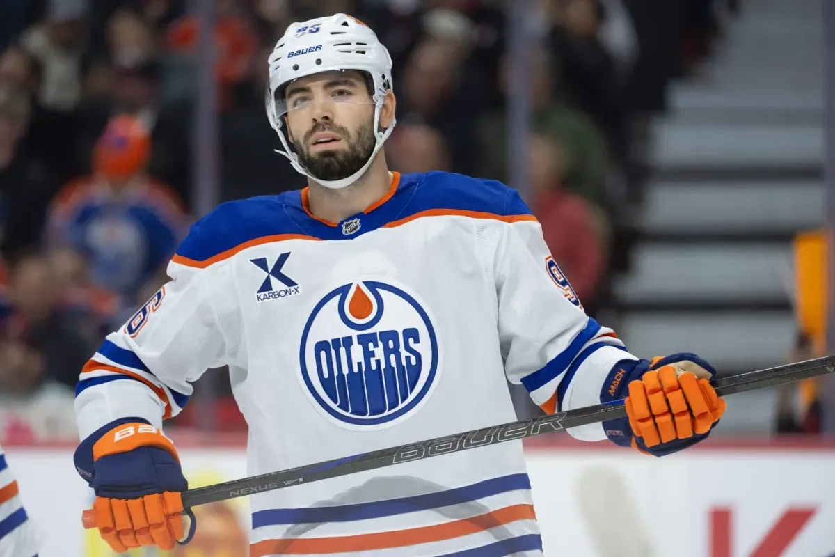 Oilers confirm injury to key defenceman before game vs. Florida Panthers