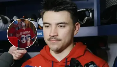 Nick Suzuki sends a clear message to Montembeault and Dobes after last night's 8-4 loss to the Capit