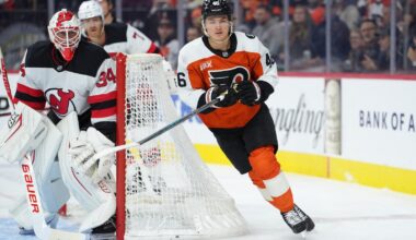 Flyers erupt for 3 goals in 26 seconds to topple Devils - The Rink Live