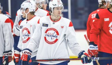 Tom Wilson and Connor McMichael both miss Capitals practice after loss to Lightning for maintenance