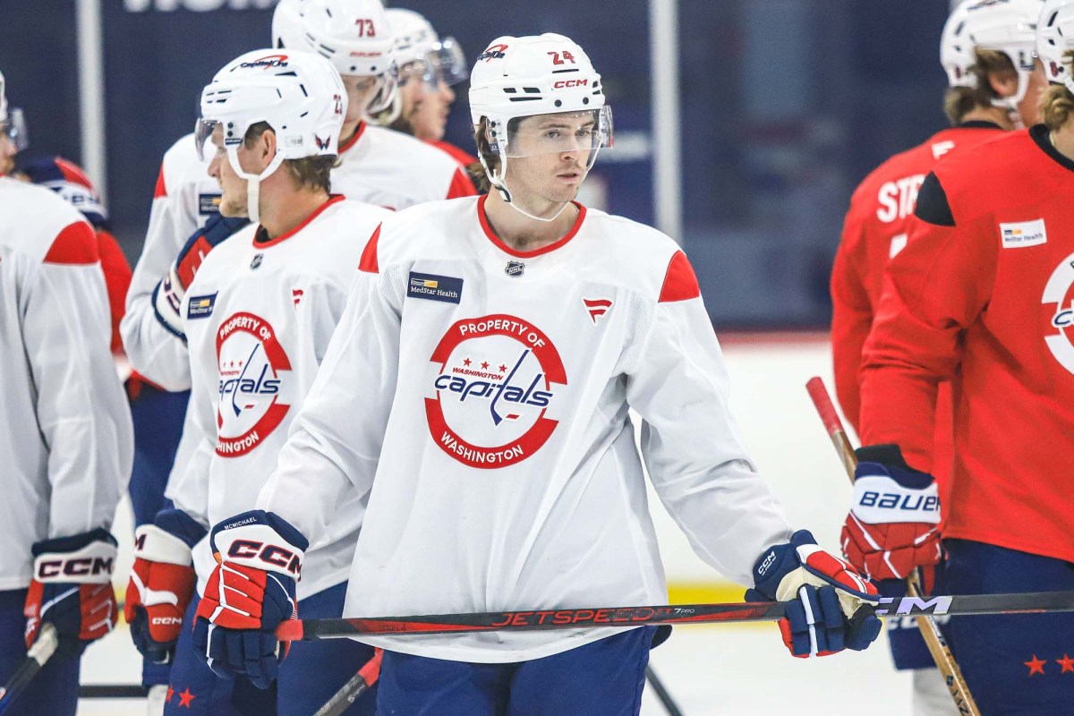 Tom Wilson and Connor McMichael both miss Capitals practice after loss to Lightning for maintenance