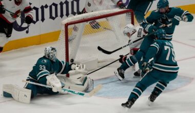 San Jose Sharks' John Klingberg out for game vs. Boston Bruins