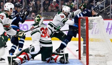 Wallstedt has 3rd shutout in 4 games, Wild beat Jets 3-0 for 5th straight victory