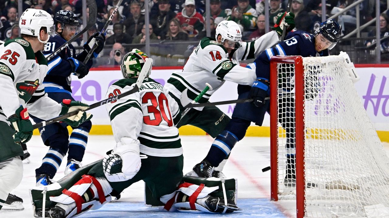 Wallstedt has 3rd shutout in 4 games, Wild beat Jets 3-0 for 5th straight victory