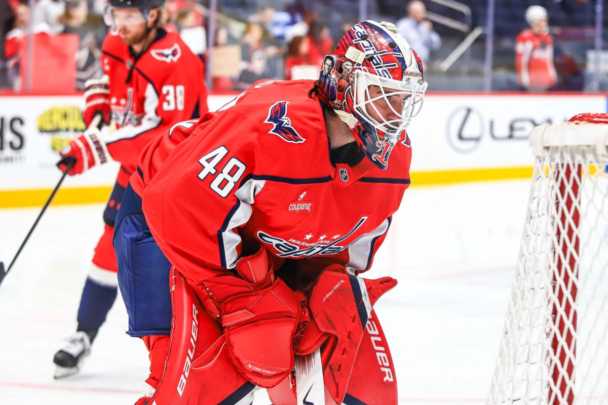 Logan Thompson to start against Blue Jackets after giving up four goals on six shots in last start