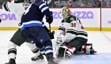 Wild’s Wallstedt continues outstanding play with another shutout in win over Jets