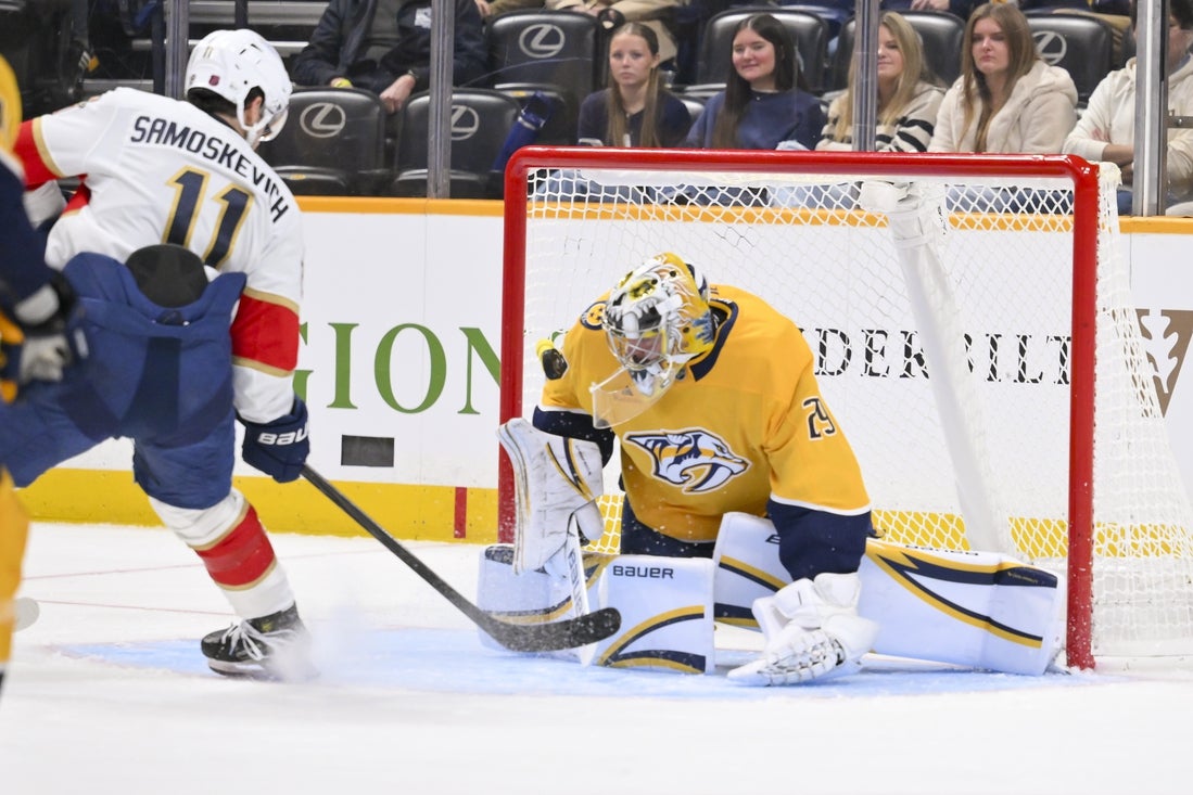 Panthers explode again; net 8 in hammering of Predators