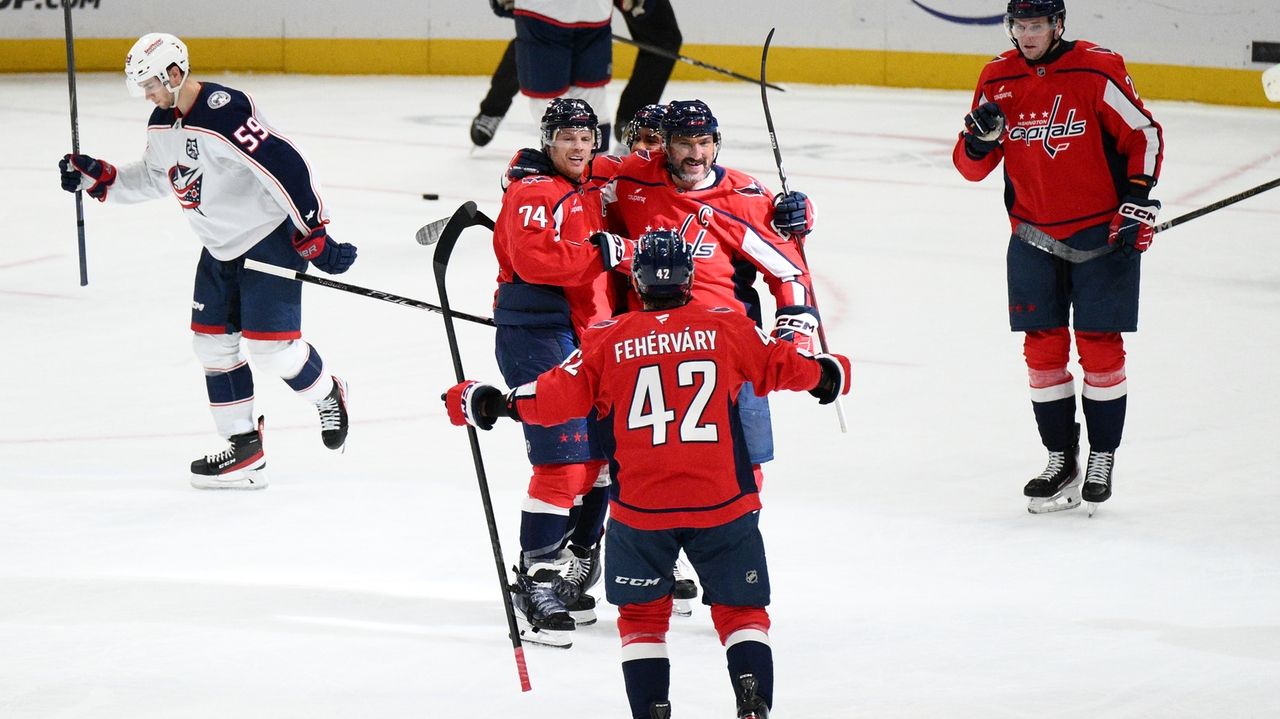 Chychrun scores twice to lift Capitals over Blue Jackets 5-1