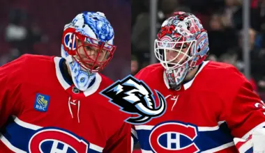 Martin St-Louis names the starting goalie for the Canadiens-Mammoth matchup