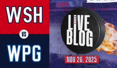 Live updates: Washington Capitals vs Winnipeg Jets at Capital One Arena for Capsgiving