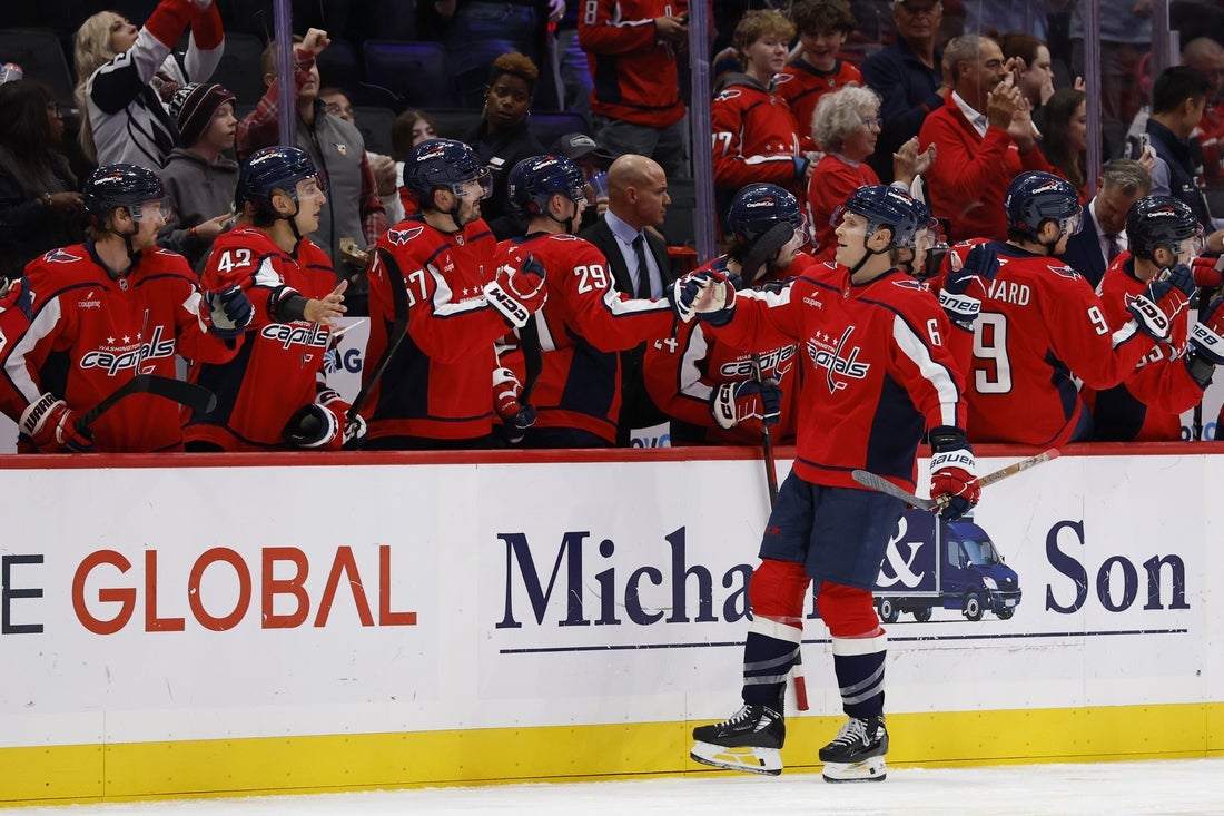 Capitals' defense driving offense as injury-hampered Jets visit
