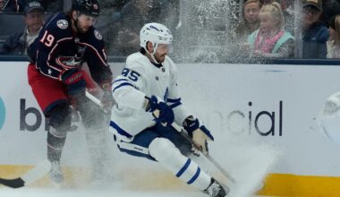 Nylander sets OT goals record as Maple Leafs beat Blue Jackets 2-1