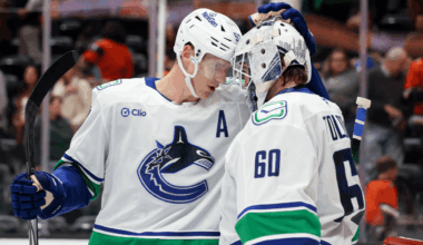 Tolopilo makes 37 saves in season debut, Canucks edge Ducks