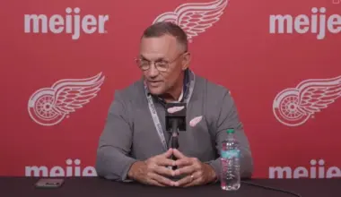 Who the Red Wings would play in the playoffs if the regular season ended today