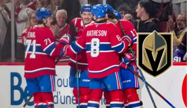 Canadiens announce several late lineup changes ahead of the Golden Knights matchup