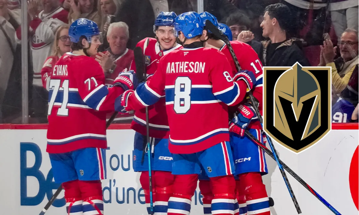 Canadiens announce several late lineup changes ahead of the Golden Knights matchup